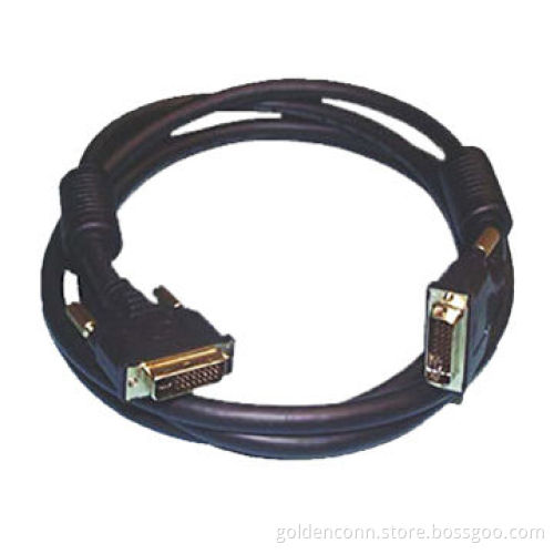 DVI Male to DVI Male Cable for Video Transmission